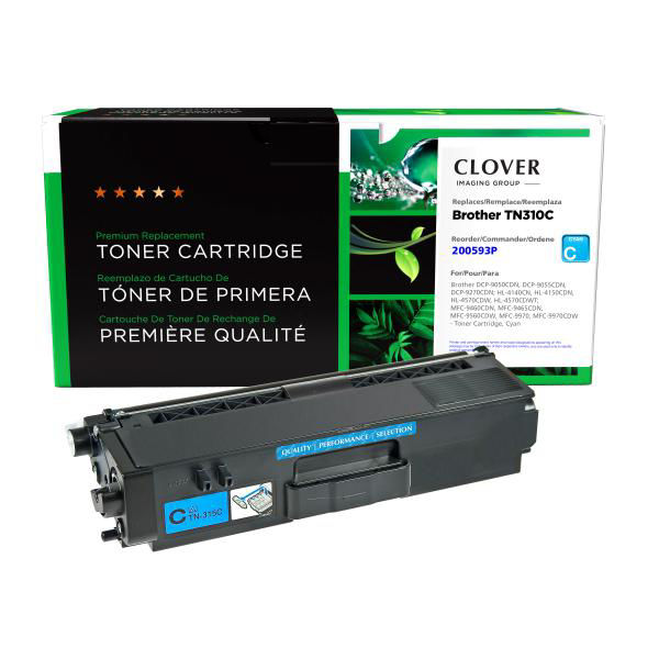 Picture of COMPATIBLE BROTHER  TN310C CYAN TONER