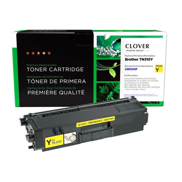 Picture of COMPATIBLE BROTHER  TN310Y YELLOW TONER