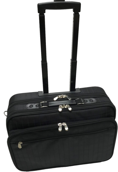 Picture of CH ELLIS MODEL W600 SOFT TOOL CASE WITH ROLLERS, TELESCOPING HANDLE, LAPTOP POCKET